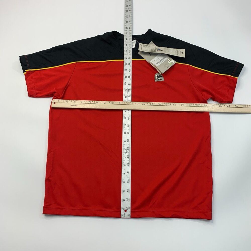 Vintage Sugoi Pipe Tech Shirt Mens S Small Red Short Sleeve Coretech Cycling - Picture 6 of 10